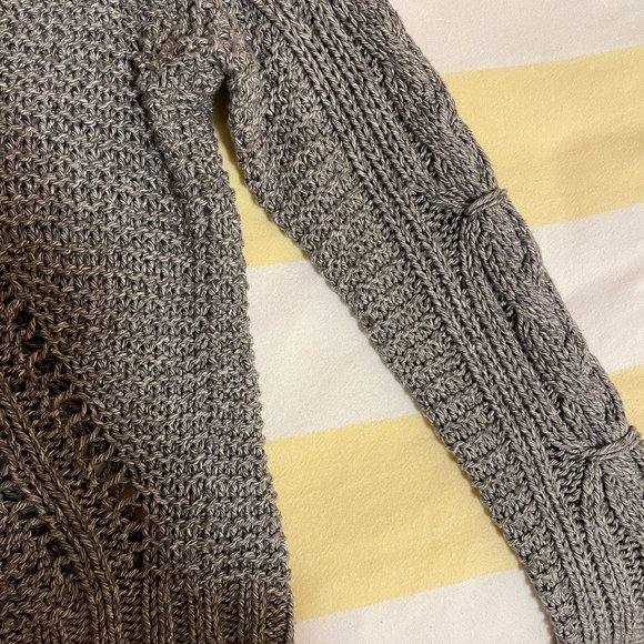 Vince Marled Grey Hand-Knit Sweater - Picture 12 of 14